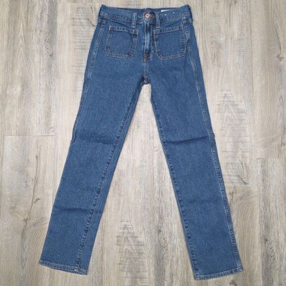 GAP '90s Straight High Rise Retro Style Jeans Size 26 - Picture 1 of 5